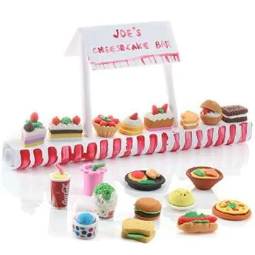 Smart Novelty Food Puzzle Erasers for Kids Party Favors