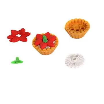 Smart Novelty Food Puzzle Erasers for Kids Party Favors
