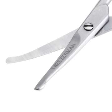 Tweezerman G.E.A.R. Facial Hair Scissors for Precision Grooming