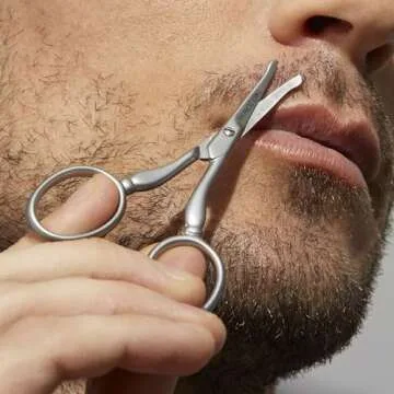 Tweezerman G.E.A.R. Facial Hair Scissors for Precise Grooming