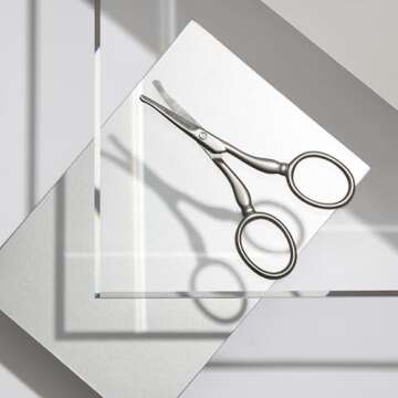 Tweezerman G.E.A.R. Facial Hair Scissors for Precise Grooming