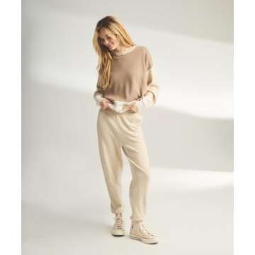 NAADAM Women Cafe Cotton Cashmere Sweatshirt for Stylish Comfort