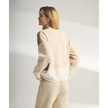 NAADAM Women Cafe Cotton Cashmere Sweatshirt for Stylish Comfort