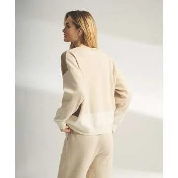 NAADAM Women Cafe Cotton Cashmere Sweatshirt for Stylish Comfort