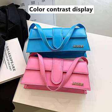 HSRWARE Small Square Bag: Chic Pink Handbag for Women