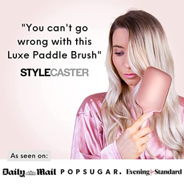 Lily England Rose Gold Paddle Hair Brush for All Hair Types
