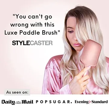 Lily England Rose Gold Paddle Hair Brush for All Hair Types