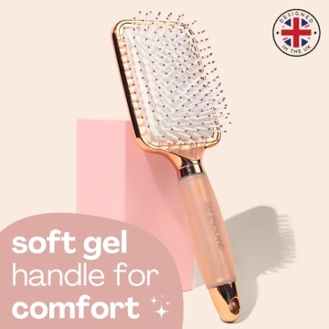 Lily England Rose Gold Paddle Hair Brush for All Hair Types