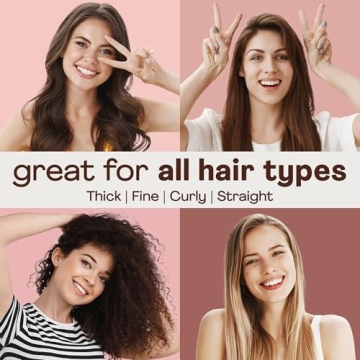 Lily England Rose Gold Paddle Hair Brush for All Hair Types