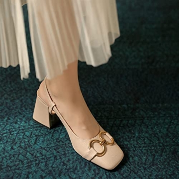 Stylish Vertundy Women's Slingback Chunky Heels Sandals