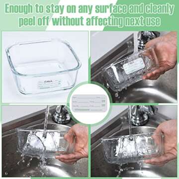 Outus Food Labels - 3000 Washable Expiration Date Stickers