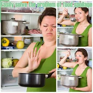 Outus Food Labels - 3000 Washable Expiration Date Stickers