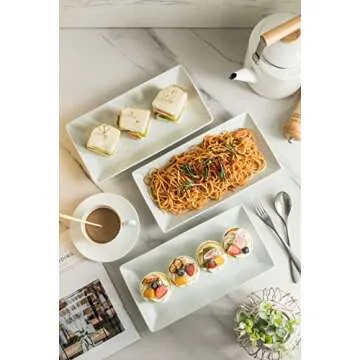 YHOSSEUN Elegant 3 Tier Serving Tray for Entertaining