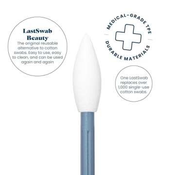 LastSwab® Reusable Cotton Swabs for Gentle & Eco-Friendly Beauty Routines - The Sustainable Alterna...