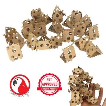Foraging Card Crumbles for Birds Bonka Bird Toys 24pack