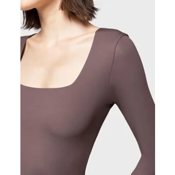 PUMIEY Long Sleeve Bodysuit - Stylish and Versatile Essentials