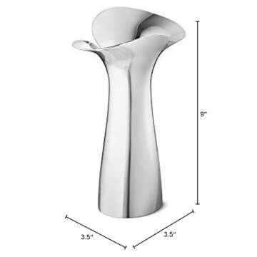 Georg Jensen Bloom Flower Vase, Medium 9"