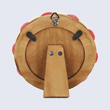 Handmade 4x4 Round Photo Frame - Unique Gift & Decor