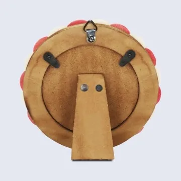 Handmade 4x4 Round Photo Frame - Unique Gift & Decor