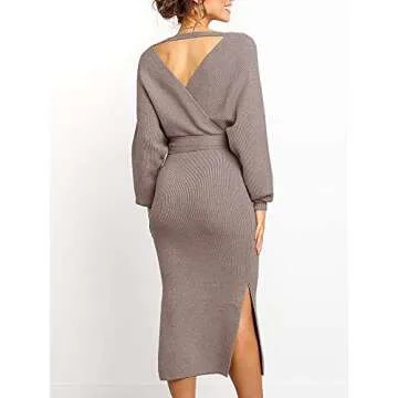 Chang Yun Women's Elegant Bodycon Dress with Belt