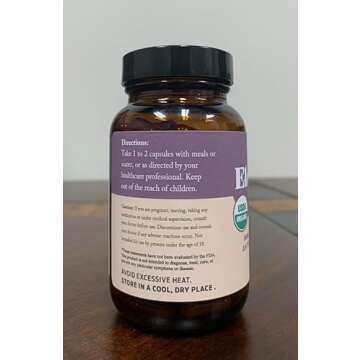 Organic Elderberry Capsules - Organic, Dried, & Pure Elderberry Sambucus Natural Immune Boost Capsules - 570 mg