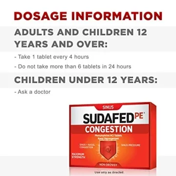 Sudafed PE Maximum Strength Decongestant Tablets 36 ct