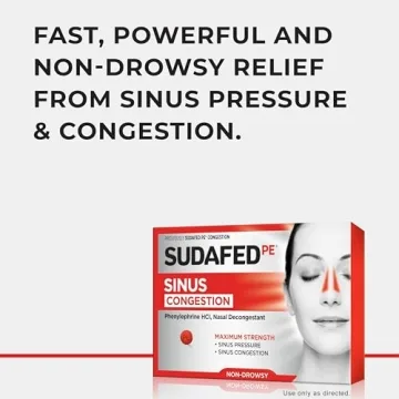 Sudafed PE Maximum Strength Decongestant Tablets 36 ct