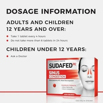 Sudafed PE Maximum Strength Decongestant Tablets 36 ct