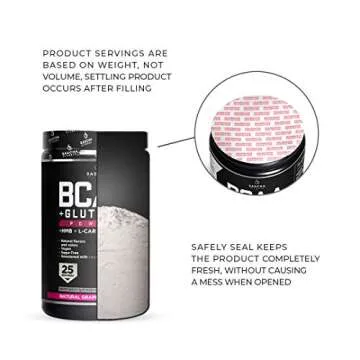 SASCHA FITNESS BCAA 4:1:1 + Glutamine,HMB,L-Carnitine, HICA | Powerful and Instant Powder Blend with Branched Chain Amino Acids (BCAAs) for Pre, Intra and Post-Workout|Natural Pineapple Flavor,362.5g