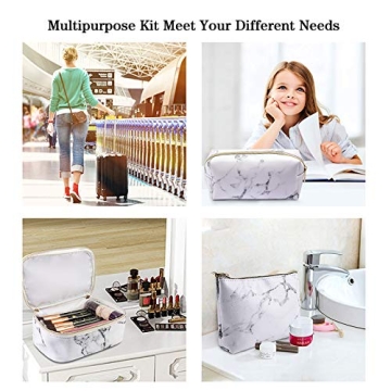 MAGEFY 3Pcs Makeup Bags Portable Travel Cosmetic Organizer