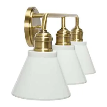 Robert Stevenson Josie 3-Light Vintage Vanity Light