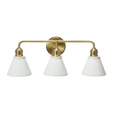 Robert Stevenson Josie 3-Light Vintage Vanity Light