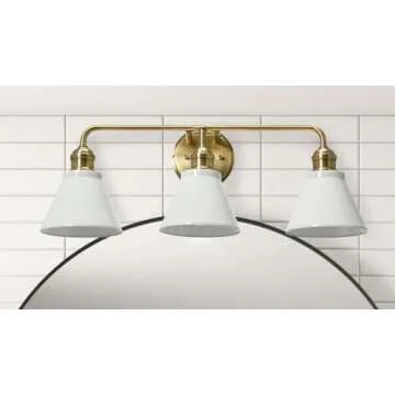 Robert Stevenson Josie 3-Light Vintage Vanity Light