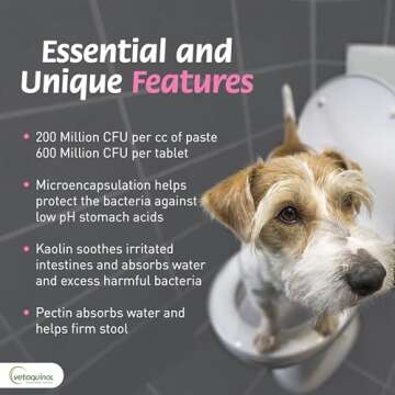 Vetoquinol Pro-Pectalin Oral Paste for Dogs & Cats – Chicken Flavor – Helps Reduce Occasional Loose Stool & Diarrhea, Balance Gut pH, Support Normal Digestion & Intestinal Flora