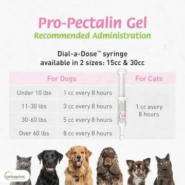 Vetoquinol Pro-Pectalin Oral Paste for Dogs & Cats – Chicken Flavor – Helps Reduce Occasional Loose Stool & Diarrhea, Balance Gut pH, Support Normal Digestion & Intestinal Flora