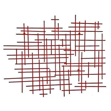 Elegant Bellaa Geometric 3D Metal Wall Art for Home