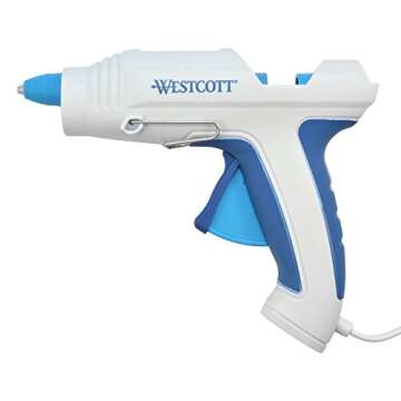 Westcott Premium Mid-Sized Hot Glue Gun, 60 Watt (16893)