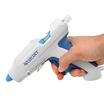 Westcott Premium Mid-Sized Hot Glue Gun, 60 Watt (16893)