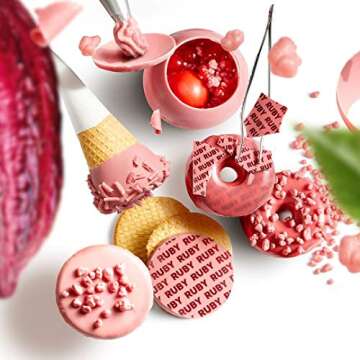 Ruby Gourmet Chocolate - 1 Lb Bag packed by Pastry Chef's Boutique
