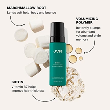 JVN Embody Volumizing Foam for All Hair Types, 6.7 oz