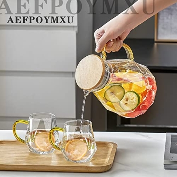 AEFPOYMXU Glass Espresso Cups Set of 2 - Durable & Elegant