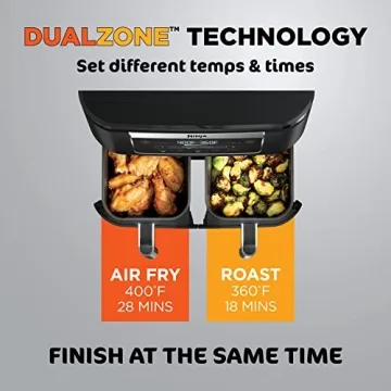 Ninja DualZone 6 Quart Air Fryer for Healthy Meals