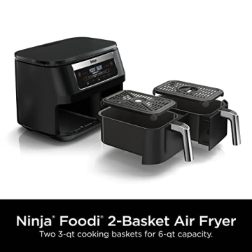 Ninja DualZone 6 Quart Air Fryer for Healthy Meals