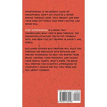 Stop Overthinking: 23 Techniques to Relieve Stress, Stop Negative Spirals, Declutter Your Mind, and ...