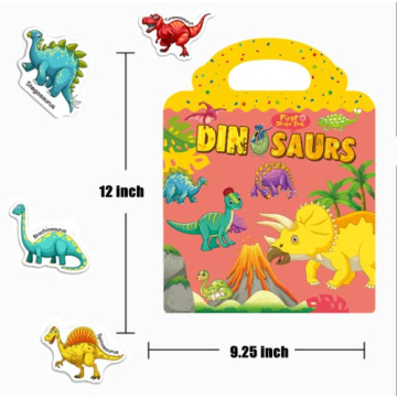 Reusable Stickers Book for Toddlers - Learning Fun for Kids