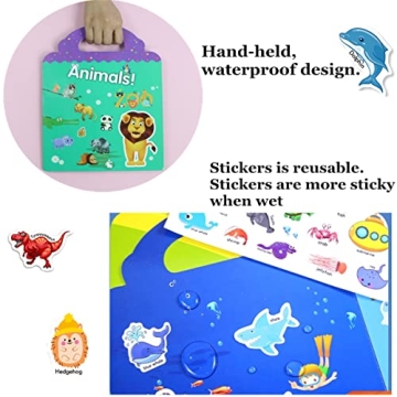 Reusable Stickers Book for Toddlers - Learning Fun for Kids