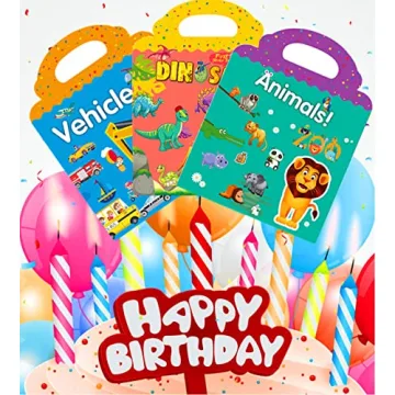 Reusable Stickers Book for Toddlers - Learning Fun for Kids