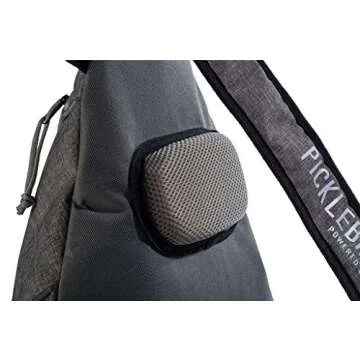 Franklin Sports Pickleball Bags - Pickleball Sling Bag Backpack for Gear + Equipment - Bag for Men Women - Holds Paddles, Balls + Accessories - Gray