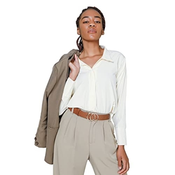 MORELESS 3 Pack Faux Leather Belts for Women