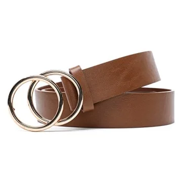 MORELESS 3 Pack Faux Leather Belts for Women